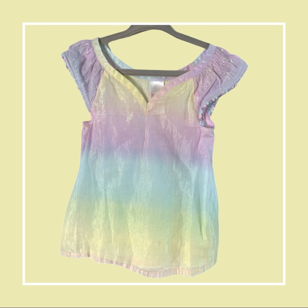 Shimmery Rainbow Mermaid Dress—18m